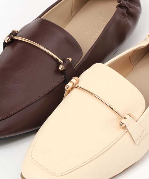 LAKOLE（ラコレ）の「ビットギャザーローファー / 352610（ローファー・レディース・ブラック/ブラウン/アイボリー・MEDIUM/LARGE/SMALL）」の12枚目の写真