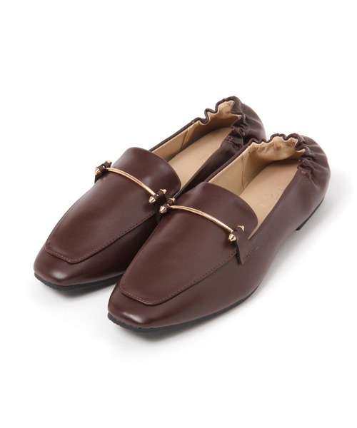 LAKOLE（ラコレ）の「ビットギャザーローファー / 352610（ローファー・レディース・ブラック/ブラウン/アイボリー・MEDIUM/LARGE/SMALL）」の20枚目の写真