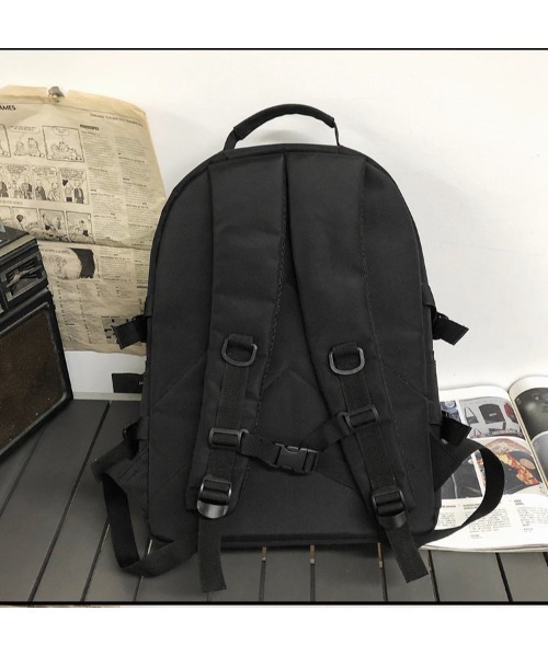 mushwear（マッシュウェア）の「ブラックリュック（バックパック/リュック・メンズ・ブラック・FREE）」の10枚目の写真