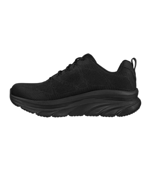 SKECHERS（スケッチャーズ）の「SKECHERS D'LUX WALKER-GET OASIS  / スケッチャーズ デラックス ウォーカー　-ゲット オアシス（スニーカー・レディース・チャコールグレー/ネイビー×ホワイト/ブラック・23cm/22.5cm/24cm/24.5cm/25cm/23.5cm）」の6枚目の写真