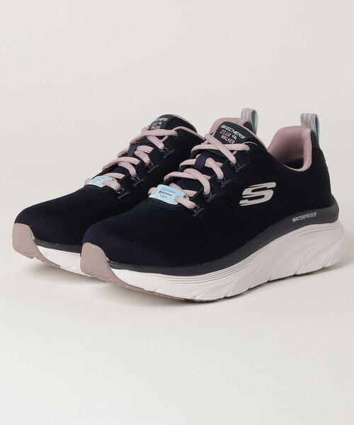 SKECHERS（スケッチャーズ）の「SKECHERS D'LUX WALKER-GET OASIS  / スケッチャーズ デラックス ウォーカー　-ゲット オアシス（スニーカー・レディース・チャコールグレー/ネイビー×ホワイト/ブラック・23cm/22.5cm/24cm/24.5cm/25cm/23.5cm）」の22枚目の写真