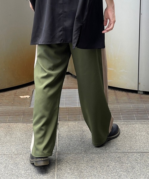 kutir(クティール)の「サイドライントラックスラックス(その他パンツ・メンズ・ブラック/グレー/カーキ・SMALL/MEDIUM/LARGE)」の7枚目の写真