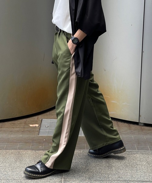 kutir(クティール)の「サイドライントラックスラックス(その他パンツ・メンズ・ブラック/グレー/カーキ・SMALL/MEDIUM/LARGE)」の18枚目の写真