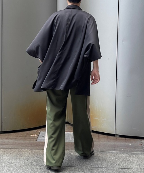 kutir(クティール)の「サイドライントラックスラックス(その他パンツ・メンズ・ブラック/グレー/カーキ・SMALL/MEDIUM/LARGE)」の14枚目の写真