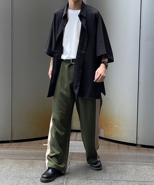 kutir(クティール)の「サイドライントラックスラックス(その他パンツ・メンズ・ブラック/グレー/カーキ・SMALL/MEDIUM/LARGE)」の10枚目の写真