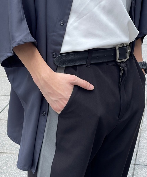 kutir(クティール)の「サイドライントラックスラックス(その他パンツ・メンズ・ブラック/グレー/カーキ・SMALL/MEDIUM/LARGE)」の22枚目の写真