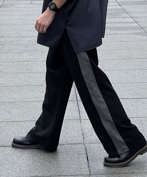 kutir(クティール)の「サイドライントラックスラックス(その他パンツ・メンズ・ブラック/グレー/カーキ・SMALL/MEDIUM/LARGE)」の8枚目の写真