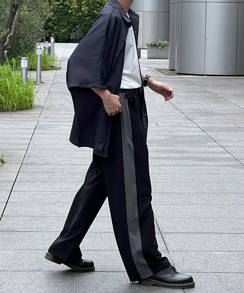 kutir(クティール)の「サイドライントラックスラックス(その他パンツ・メンズ・ブラック/グレー/カーキ・SMALL/MEDIUM/LARGE)」の15枚目の写真