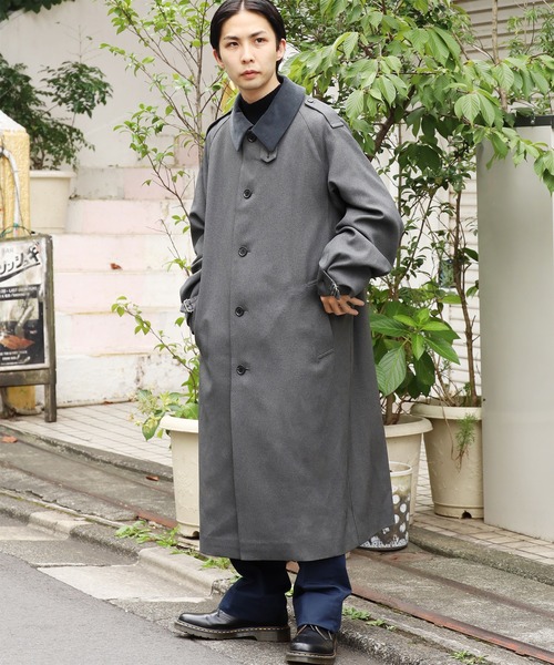 MACKINTOSH PHILOSOPHY（ﾏｯｷﾝﾄｯｼｭ ﾌｨﾛｿﾌｨｰ）の「▲MACKINTOSH PHILOSOPHY/マッキントッシュフィロソフィー GREY LABEL【CRAWLEY(クローリー)】トレンチコート ロングコート（トレンチコート・メンズ・ベージュ/カーキ/チャコール・6/7）」の21枚目の写真