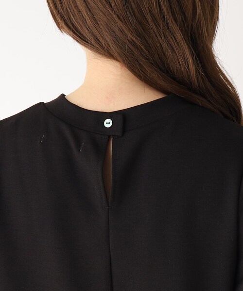 index（インデックス）の「◆オーガンジースリーブ ドッキングトップス【WEB限定サイズ】（Tシャツ/カットソー・レディース・ライトブルー/ブラック/ホワイト系・40/38/42/36）」の8枚目の写真