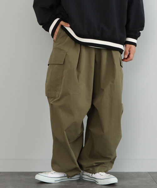 BEAMS HEART(ビームスハート)の「BEAMS HEART / バルーン カーゴ パンツ(カーゴパンツ・メンズ・ブラック/オリーブ・SMALL/MEDIUM/LARGE)」の12枚目の写真