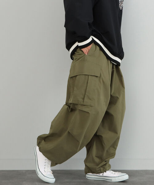 BEAMS HEART(ビームスハート)の「BEAMS HEART / バルーン カーゴ パンツ(カーゴパンツ・メンズ・ブラック/オリーブ・SMALL/MEDIUM/LARGE)」の13枚目の写真