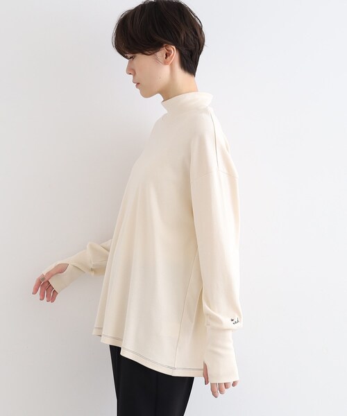 INDIVI(インディヴィ)の「【LIFE】オーガニックハイネックトップス(Tシャツ/カットソー・レディース・ナチュラル・38)」の11枚目の写真