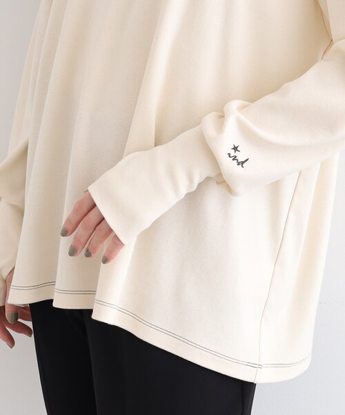 INDIVI(インディヴィ)の「【LIFE】オーガニックハイネックトップス(Tシャツ/カットソー・レディース・ナチュラル・38)」の8枚目の写真