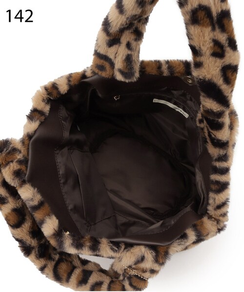 SHOO・LA・RUE（シューラルー）の「◆フェイクファートート（トートバッグ・レディース・ブラウン系1/ダークグレー/サンドベージュ/ライトグリーン/アイボリー/グレー・00）」の8枚目の写真