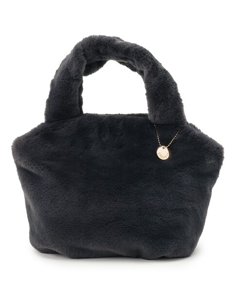 SHOO・LA・RUE（シューラルー）の「◆フェイクファートート（トートバッグ・レディース・ブラウン系1/ダークグレー/サンドベージュ/ライトグリーン/アイボリー/グレー・00）」の16枚目の写真