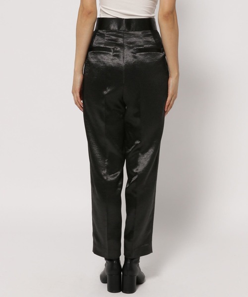 yuw（ユウ）の「サテンテーパードパンツ　165773（その他パンツ・レディース・ブラック/シルバー/グリーン・MEDIUM/LARGE）」の10枚目の写真