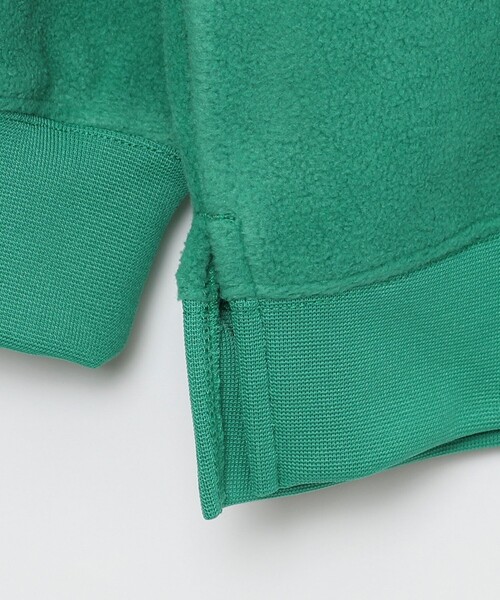 coen（コーエン）の「FreeSpeech(フリースピーチ)別注ラグランクルーネックフリース（スウェット・キッズ・ケリー/ブラック・130/120/150/110/100/140）」の21枚目の写真