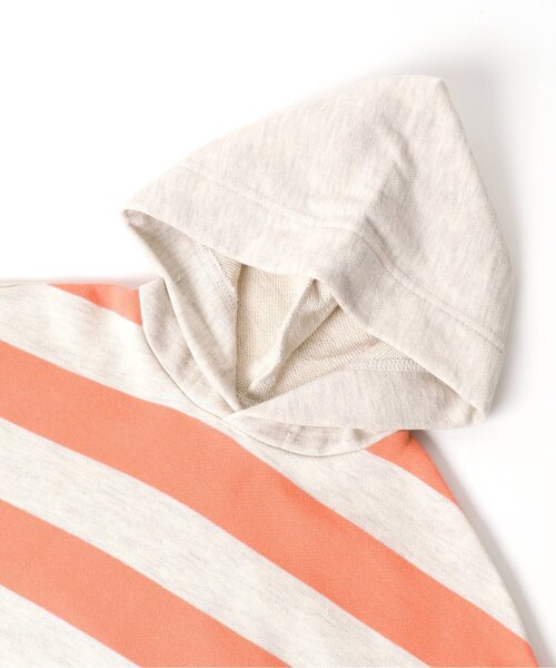 BREEZE（ブリーズ）の「ボーダーパーカー（パーカー・キッズ・ブラック/オレンジ・120/100/90/80/130/110/140）」の10枚目の写真