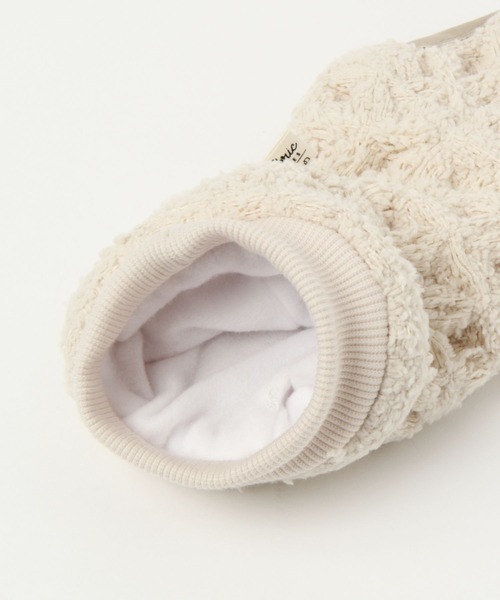 studio CLIP（スタディオクリップ）の「ワッフルボアルームソックス（ソックス/靴下・レディース・ブラウン/ベージュ・FREE）」の9枚目の写真