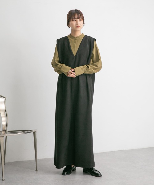 KBF（ケイビーエフ）の「ギャザースリーブトップス（シャツ/ブラウス・レディース・ブラック/カーキ/アイボリー・ONE）」の20枚目の写真