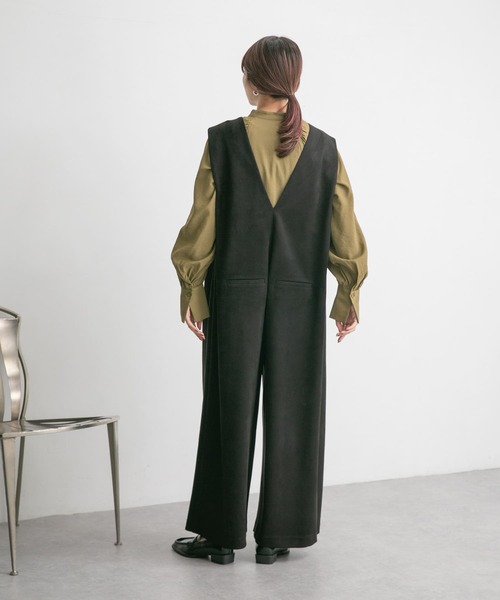 KBF（ケイビーエフ）の「ギャザースリーブトップス（シャツ/ブラウス・レディース・ブラック/カーキ/アイボリー・ONE）」の22枚目の写真