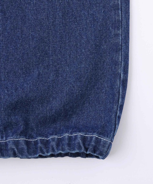 X-girl（エックスガール）の「DENIM EASY PANTS（デニムパンツ・レディース・インディゴブルー・S/M/XS）」の6枚目の写真
