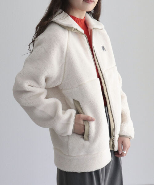 HELLY HANSEN（ヘリーハンセン）の「【HELLY HANSEN/ヘリーハンセン】FIBERPILE Jacket（ブルゾン・レディース・ネイビー/アイボリー・M/L）」の7枚目の写真