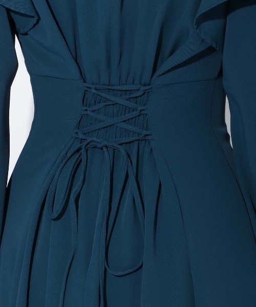 ★AndCoutureパール肩開きミニワンピース 38 新品 タグ付き 2way AND COUTURE（アンドクチュール）の「パール肩開きミニ