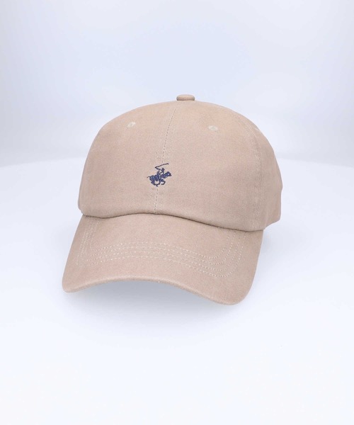 BEVERLY HILLS POLO CLUB(ビバリーヒルズポロクラブ)の「【BEVERLY HILLS POLO CLUB】BHPCローキャップ(キャップ・レディース・ブラック/オレンジ/ベージュ・フリー)」の1枚目の写真