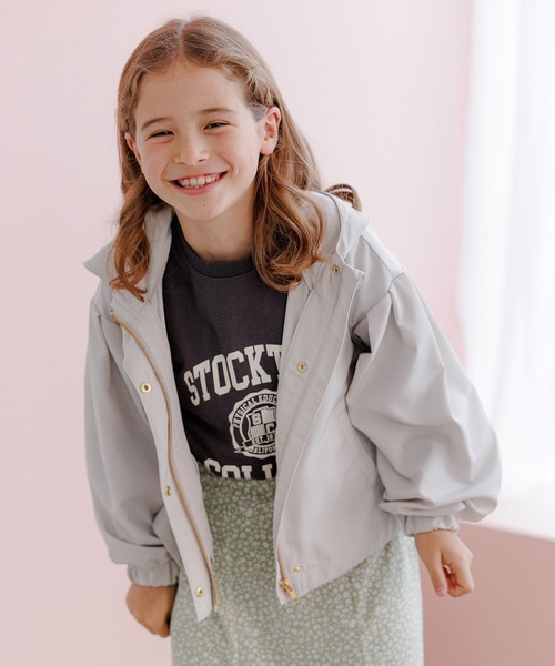 GLOBAL WORK（グローバルワーク）の「ワンダブルゾン／フーディ/162604（ブルゾン・キッズ・グリーン系その他6/アイボリー・100cm/110cm/120cm/130cm/140cm/150cm/160cm）」の2枚目の写真