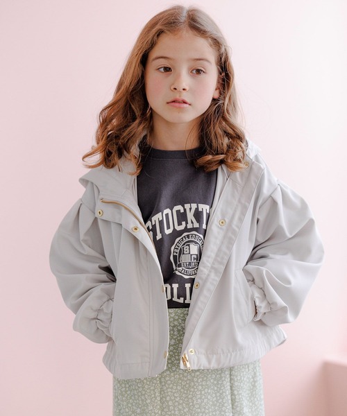 GLOBAL WORK（グローバルワーク）の「ワンダブルゾン／フーディ/162604（ブルゾン・キッズ・グリーン系その他6/アイボリー・100cm/110cm/120cm/130cm/140cm/150cm/160cm）」の7枚目の写真