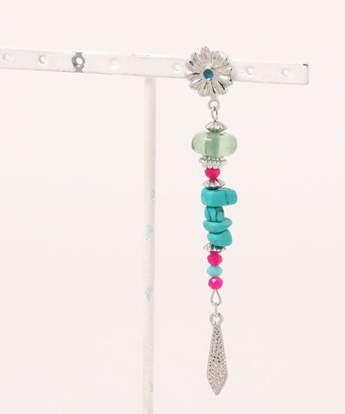 チャイハネ(チャイハネ)の「【チャイハネ】スタンコンチョピアス1pcs片耳用(ピアス(片耳用)・レディース・ピンク/オレンジ・FREE)」の7枚目の写真