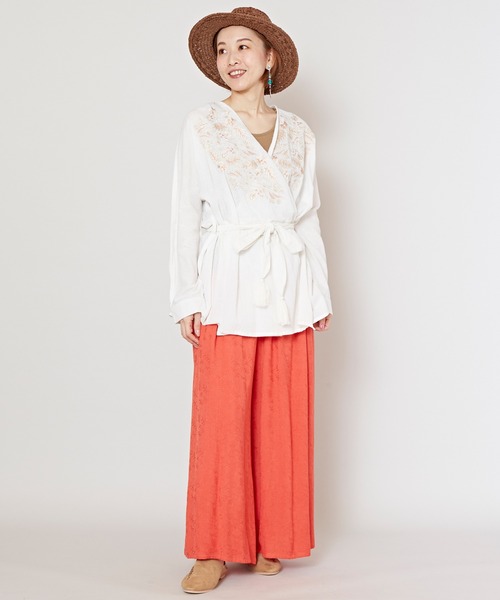 チャイハネ(チャイハネ)の「【チャイハネ】スタンコンチョピアス1pcs片耳用(ピアス(片耳用)・レディース・ピンク/オレンジ・FREE)」の9枚目の写真