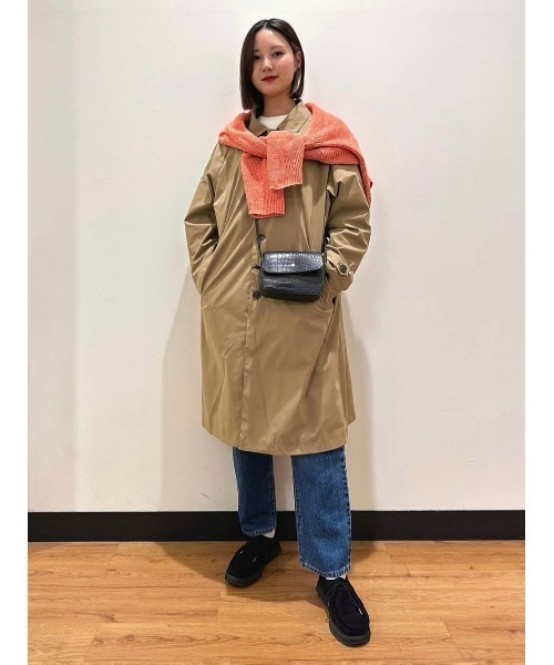 PLUS ONE（プラスワン）の「【PLUS ONE】ステンカラーコート（ステンカラーコート・メンズ・ブラック/ベージュ・M/L/XL）」の15枚目の写真