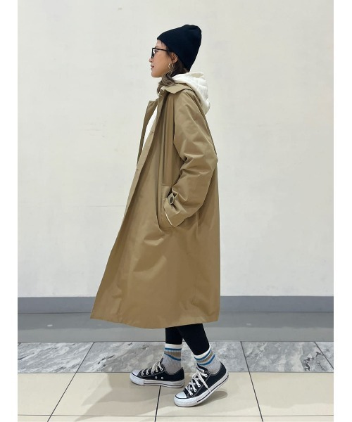 PLUS ONE（プラスワン）の「【PLUS ONE】ステンカラーコート（ステンカラーコート・メンズ・ブラック/ベージュ・M/L/XL）」の9枚目の写真