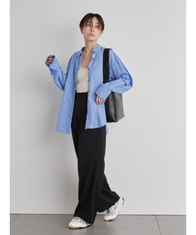 【emmi atelier】ハイウエストタックパンツ