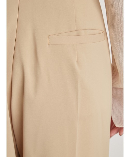 emmi（エミ）の「【emmi atelier】ハイウエストタックパンツ（スラックス・レディース・イエロー/ピンク/ブラック・1/0）」の15枚目の写真