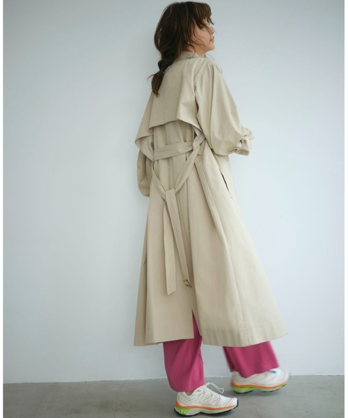 emmi（エミ）の「【emmi atelier】ハイウエストタックパンツ（スラックス・レディース・イエロー/ピンク/ブラック・1/0）」の8枚目の写真