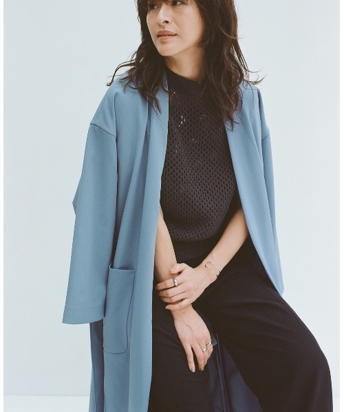 emmi（エミ）の「【emmi atelier】ハイウエストタックパンツ（スラックス・レディース・イエロー/ピンク/ブラック・1/0）」の5枚目の写真