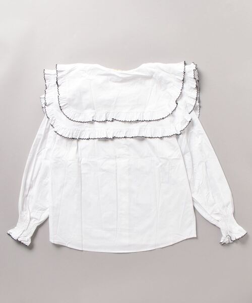 paravion（パラビオン）の「ダブルビックカラーブラウス（シャツ/ブラウス・レディース・ホワイト・FREE）」の11枚目の写真