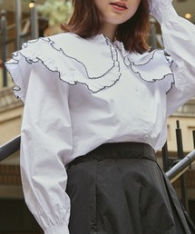 paravion | ダブルビックカラーブラウス(シャツ/ブラウス)