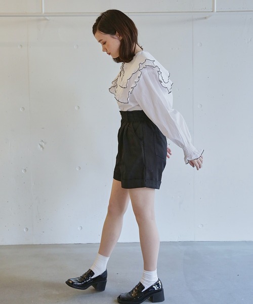 paravion（パラビオン）の「ダブルビックカラーブラウス（シャツ/ブラウス・レディース・ホワイト・FREE）」の13枚目の写真