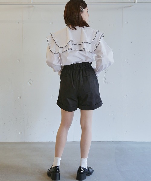 paravion（パラビオン）の「ダブルビックカラーブラウス（シャツ/ブラウス・レディース・ホワイト・FREE）」の12枚目の写真