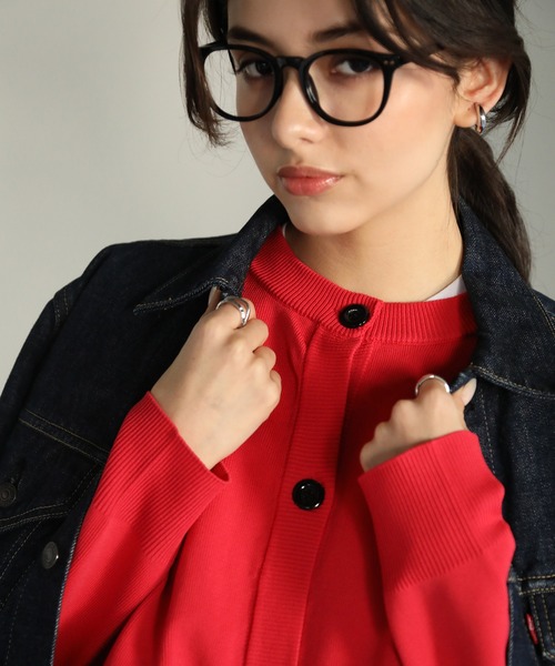 aity(アイティ)の「2wayカーディガン(カーディガン/ボレロ・レディース・ベージュ/レッド/グリーン/ブラック/オフホワイト・M)」の5枚目の写真