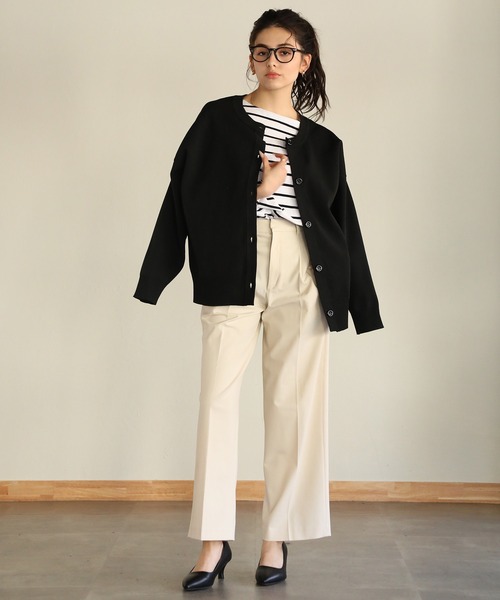 aity(アイティ)の「2wayカーディガン(カーディガン/ボレロ・レディース・ベージュ/レッド/グリーン/ブラック/オフホワイト・M)」の21枚目の写真
