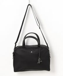【美品】agnes b. UAS08-03 ナイロン　ボストンバッグ　黒 UAS08-03 ボストンバッグ | アニエスベー ボヤージュ(agnes b