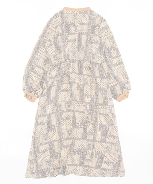 PAPAVER（パパヴェル）の「【PAPAVER】バンドカラー配色OP（ワンピース・レディース・キナリ/ブラック/ブルー・MEDIUM）」の21枚目の写真