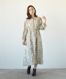 PAPAVER | 【PAPAVER】バンドカラー配色OP(ワンピース)