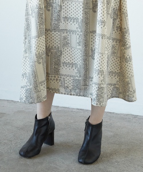 PAPAVER（パパヴェル）の「【PAPAVER】バンドカラー配色OP（ワンピース・レディース・キナリ/ブラック/ブルー・MEDIUM）」の10枚目の写真